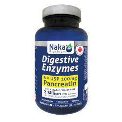 Buy Naka Platinum Digestive Enzymes Online in Canada at Erbamin.