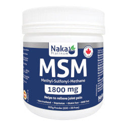 Buy Naka Platinum MSM Powder Online in Canada at Erbamin.