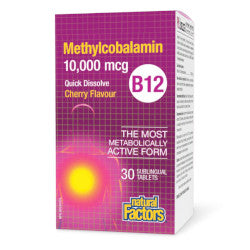 Buy Natural Factors B12 Cherry Online in Canada at Erbamin.