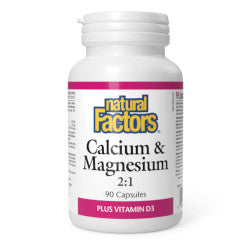Buy Natural Factors Calcium & Magnesium with D Online in Canada at Erbamin.