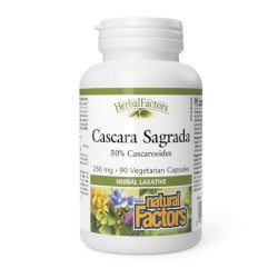 Buy Natural Factors Cascara Sagrada Online in Canada at Erbamin.