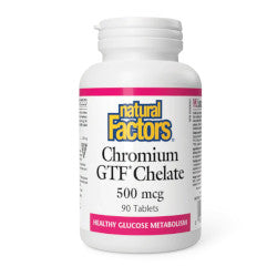 Buy Natural Factors Chromium GTF Chelate Online in Canada at Erbamin.