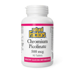 Buy Natural Factors Chromium Picolinate Online in Canada at Erbamin.