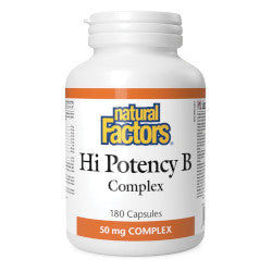 Buy Natural Factors High Potency B50 Complex Online in Canada at Erbamin