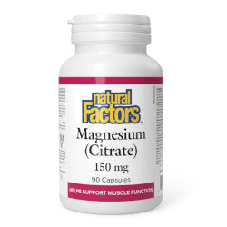 Buy Natural Factors Magnesium Citrate Online in Canada at Erbamin.