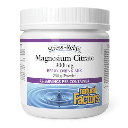 Buy Natural Factors Magnesium Citrate Powder Online in Canada at Erbamin