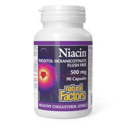 Buy Natural Factors Niacin Online in Canada at Erbamin