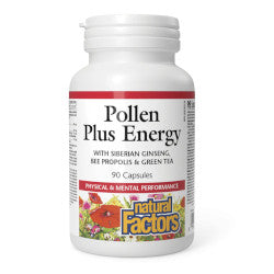 Buy Natural Factors Pollen Plus Energy Online in Canada at Erbamin