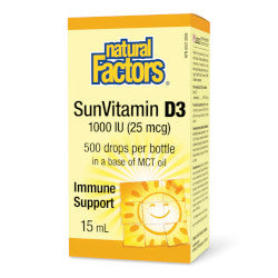 Buy Natural Factors SunVitamin D Online in Canada at Erbamin