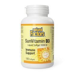 Buy Natural Factors SunVitamin D Online in Canada at Erbamin