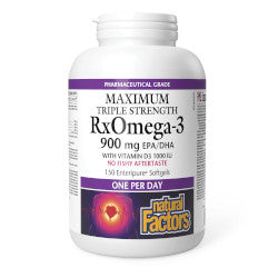 Buy Natural Factors Triple Strength Rx Omega-3 Online in Canada at Erbamin