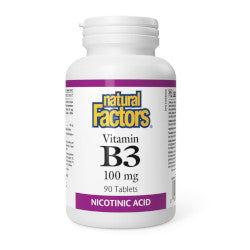 Buy Natural Factors Vitamin B3 Online in Canada at Erbamin