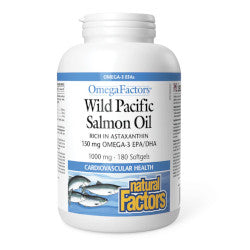 Buy Natural Factors Wild Pacific Salmon Oil Online in Canada at Erbamin