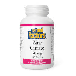 Buy Natural Factors Zinc Citrate Online in Canada t Erbamin