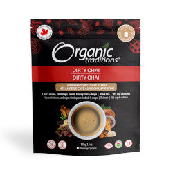 Buy Organic Traditions Dirty Chai Five Mushroom Online in Canada at Erbamin.