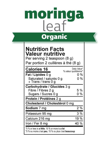Moringa leaf - Prairie Naturals main image 1