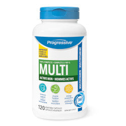 Buy Progressive Multivitamin Active Men Online in Canada at Erbamin.