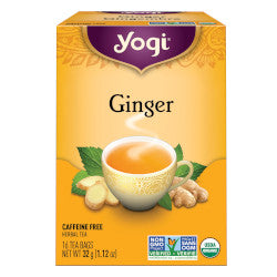 Buy Yogi Ginger Tea Bags Online in Canada at Erbamin.