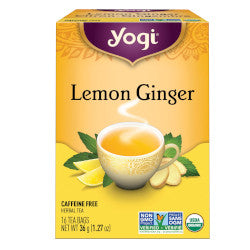 Buy Yogi Lemon Ginger Tea Online in Canada at Erbamin.