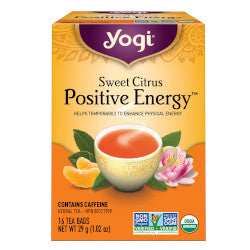 Buy Yogi Positive Energy Sweet Citrus Tea Online in Canada at Erbamin.