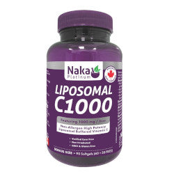 Buy Naka Platinum Liposomal C1000 Online in Canada at Erbamin