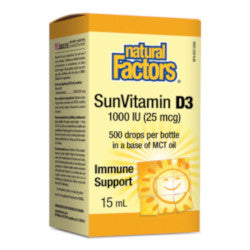 Buy Natural Factors SunVitamin D Online in Canada at Erbamin