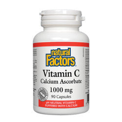 Natural Factors C 1000 mg (Calcium Ascorbate) - 180 Capsules
