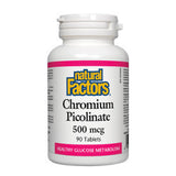 Natural Factors Chromium Picolinate 500 mcg - 90 Tablets