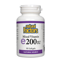 Natural Factors Mixed Vitamin E 200 IU - 90 Softgels