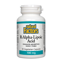 Natural Factors R-Alpha-Lipoic Acid 100 mg - 30 Capsules