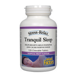 Natural Factors Tranquil Sleep - 60 Chewable Tablets