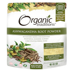 Buy Organic Traditions Ashwagandha Root Powder Online in Canada at Erbamin