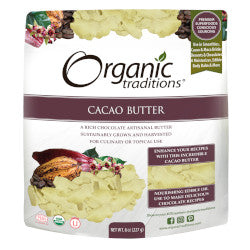Buy Organic Traditions Cacao Butter Online in Canada at Erbamin