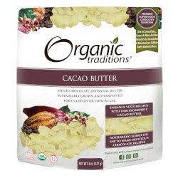Buy Organic Traditions Cacao Butter Online in Canada at Erbamin