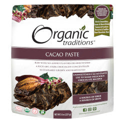 Buy Organic Traditions Cacao Paste Online in Canada at Erbamin