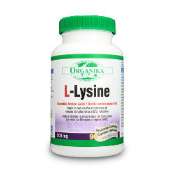Organika L-Lysine 500 mg - 90 Capsules