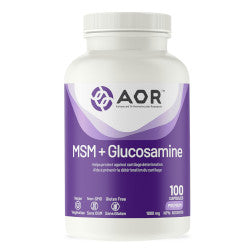 Buy AOR MSM plus Glucosamine Online in Canada at Erbamin