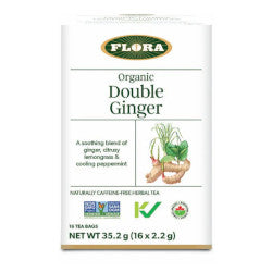 Buy Flora Double Ginger Tea Online in Canada at Erbamin.