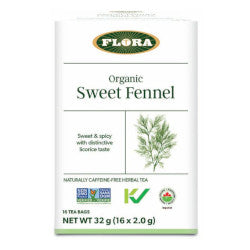 Buy Flora weet Fennel Tea Online in Canada at Erbamin.