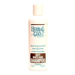 Buy Herbal Glo Grey White Hair Shampoo Online in Canada at Erbamin.
