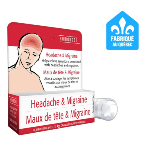 Buy Homeocan Headache & Migraine Pellets Online in Canada at Erbamin.