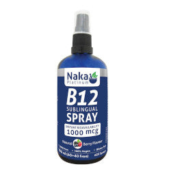 Buy Naka Platinum B12 Spray Online in Canada at Erbamin.