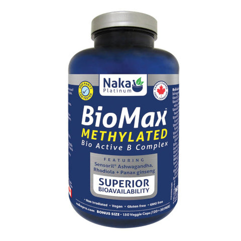 Buy Naka Platinum Biomax B Complex Online in Canada at Erbamin.