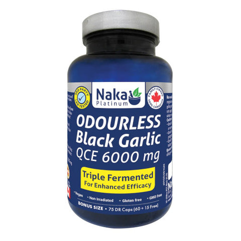 Buy Naka Platinum Black Garlic Online in Canada at Erbamin.