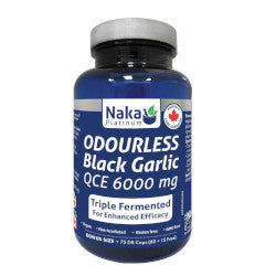 Buy Naka Platinum Black Garlic Online in Canada at Erbamin.