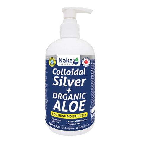 Buy Naka Platinum Colloidal Silver Plus Aloe Online in Canada at Erbamin.