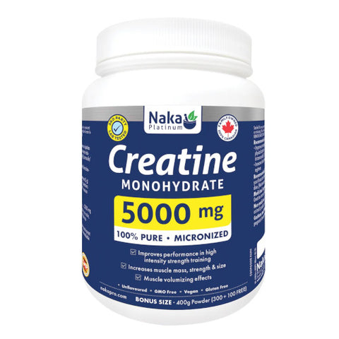 Buy Naka Platinum Creatine Monohydrate Online in Canada at Erbamin.