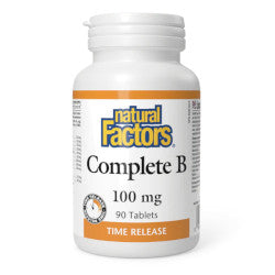 Buy Natural Factors Complete B100 Timed Release Online in Canada at Erbamin.