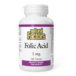 Buy Natural Factors Folic Acid Online in Canada at Erbamin.