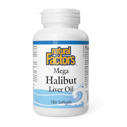 Buy Natural Factors Halibut Liver Oil Online in Canada at Erbamin.